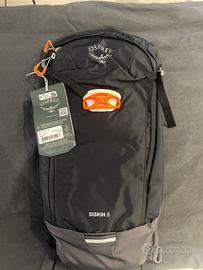 Zaino Osprey Siskin da 8 L nuovo ancora imballato