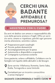 Dama da compagnia, badante , baby Sitter colf