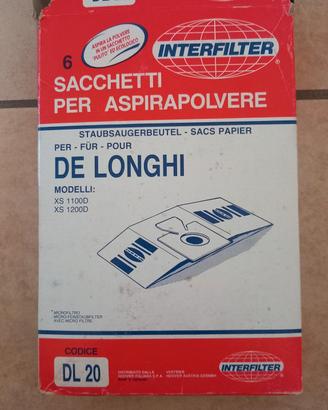 Sacchetti compatibili aspirapolvere DE LONGHI