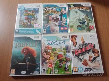 Lotto 6 Giochi Completi Nintendo Wii