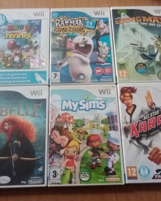 Lotto 6 Giochi Completi Nintendo Wii