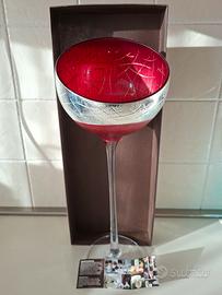 Vaso vetro e argento Argenesi 