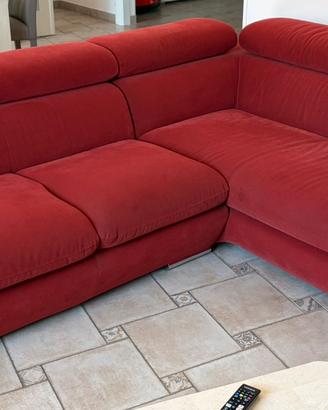 Divano angolare con chaise lounge