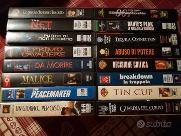 LOTTO 16xVHS Originali FILM Generi Vari - Visione