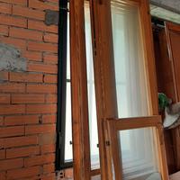 Porte finestre in legno di ciliegio 