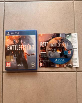 Battlefield 1 PS4 completo di custodia e libretti