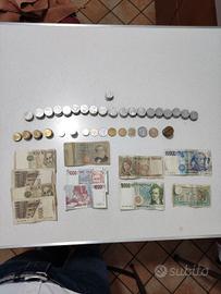 LIRA monete e banconote e Gettoni telefonici 