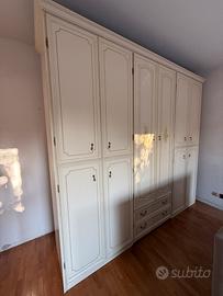 Armadio 6 Ante con cassetti (270x250x60 cm)