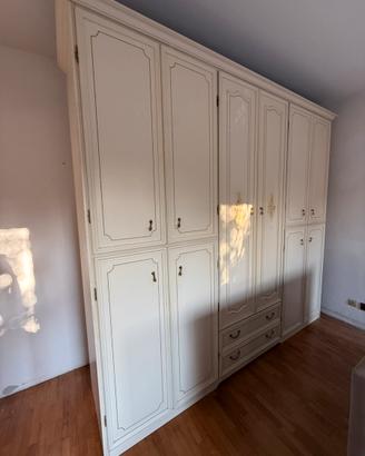 Armadio 6 Ante con cassetti (270x250x60 cm)