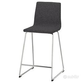 LILLÅNÄS due sedie sgabello antracite