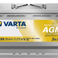 Batteria servizi AGM 95Ah Varta Professional