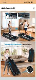 Tapis Roulant Pieghevole 1-12km/h 