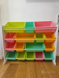 Libreria bambini 4 ripiani 
