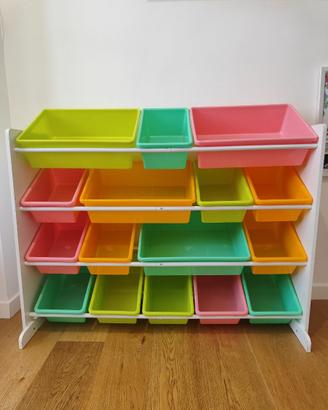 Libreria bambini 4 ripiani 