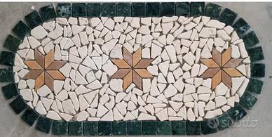 mosaico rosone marmo pavimento piastrelle 