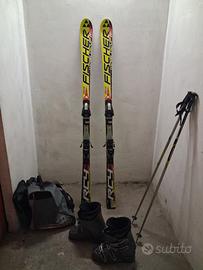 Sci Fischer + scarponi Nordica portascarponi e