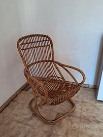 2 Poltrone in vimini