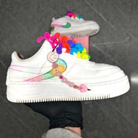 🌈Nike Air Force 1 Rainbow handmade uniche 37.5