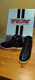 SCARPE ALTE MOTO UOMO TCX X-STREET WP-PELLE BLACK