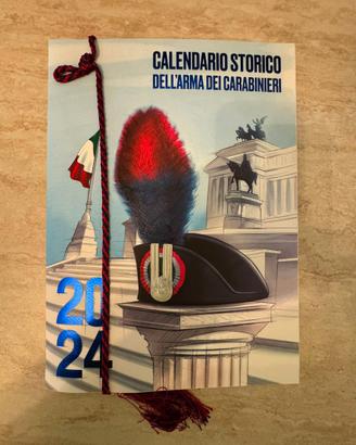 Calendario storico Arma dei Carabinieri anno 2024