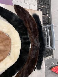 Colli e polsini in visone