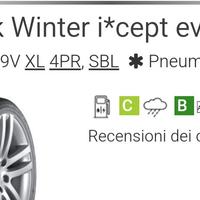 4 gomme Hankook invernali 225/50 R18 Winter I*cept