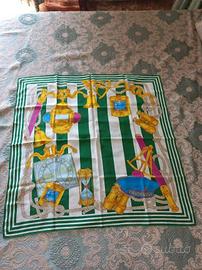 Trussardi Foulard Seta Tema Nautico