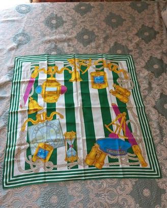 Trussardi Foulard Seta Tema Nautico