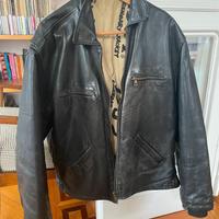 Giacca in pelle nera