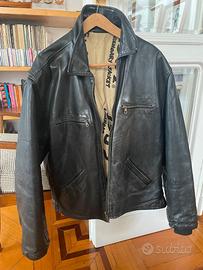 Giacca in pelle nera