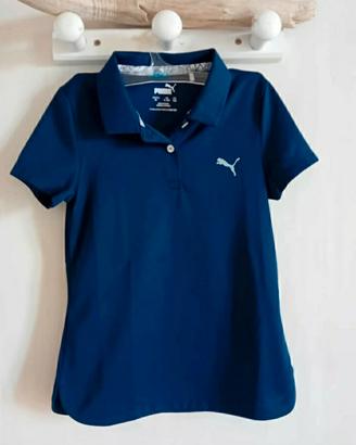 Polo t-shirt blu notte 9/10 anni Puma bambino/a