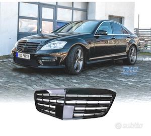 GRIGLIA MERCEDES S W221 09-13 LOOK AMG NERO LUCIDO