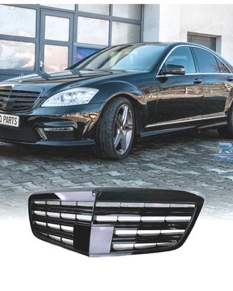 GRIGLIA MERCEDES S W221 09-13 LOOK AMG NERO LUCIDO