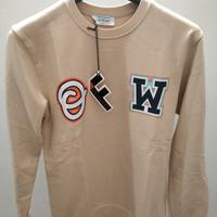 Felpa Off White beige varie taglie disponibili.