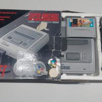 Supernintendo snes con scatola box