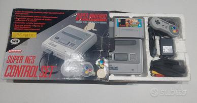 Supernintendo snes con scatola box