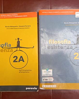 Libri La filosofia e l'esistenza 2A e 2B