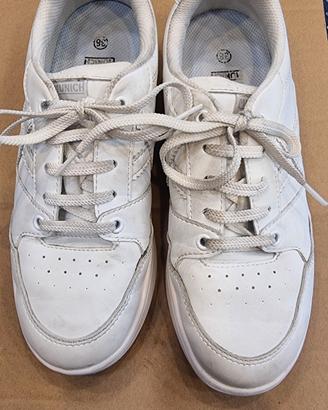 Scarpe Bambino Munich Sneakers Bianche