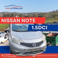 Nissan note 2015 ricambi usati vettura rottamata
