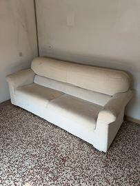 Divano 3 posti sfoderabile beige