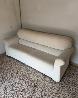 Divano 3 posti sfoderabile beige