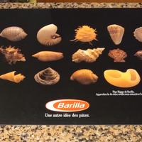 Poster riproduzione pubblicità Barilla France