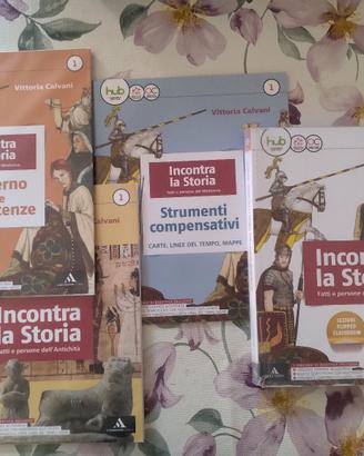 Libro scolastico "Incontra la storia 1" 