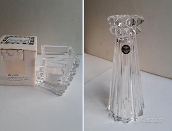 2 candelieri cristallo rosenthal