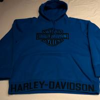 Felpa con cappuccio Harley Davidson xl. Blu