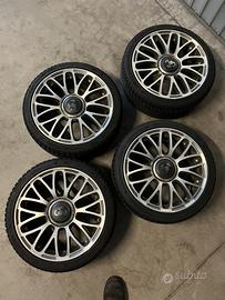 Gomme invernarli piu cerchi originali 500 abarth