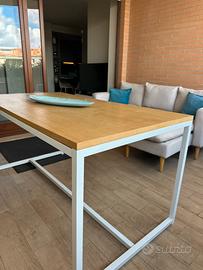 Tavolo alluminio - legno