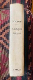 “Paradiso perduto” di Milton, libro antico, 1857