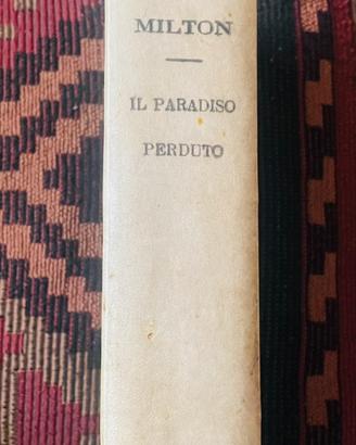 “Paradiso perduto” di Milton, libro antico, 1857