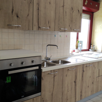 Cucina in legno chiaro